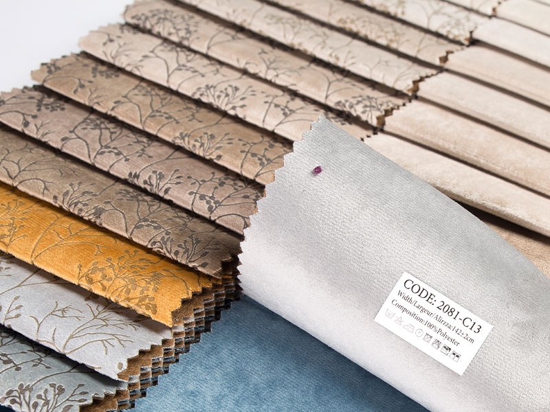 Tessuto abbronzante in velluto per cuscino