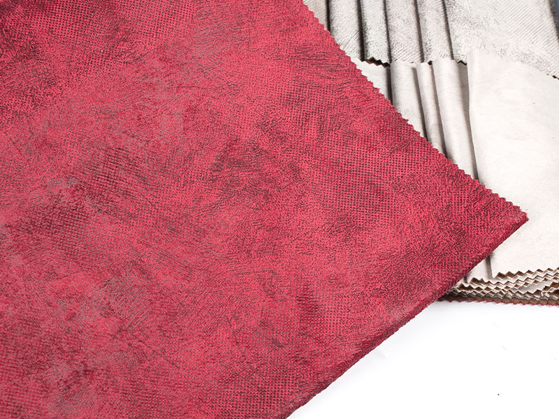 Tessuto di velluto laminato tinto per tappezzeria, lussuoso e comodo
