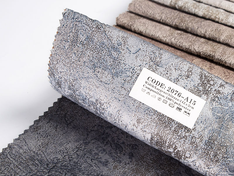 Tessuto in velluto laminato alla moda, perfetto per abbigliamento e accessori