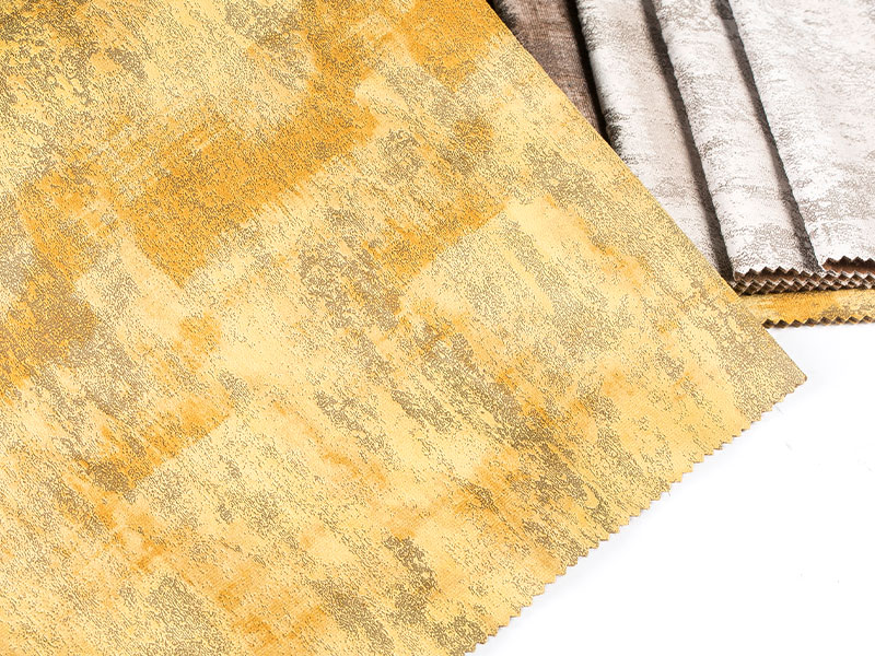 Tessuto di velluto laminato tinto di qualità premium, consistenza liscia e brillante