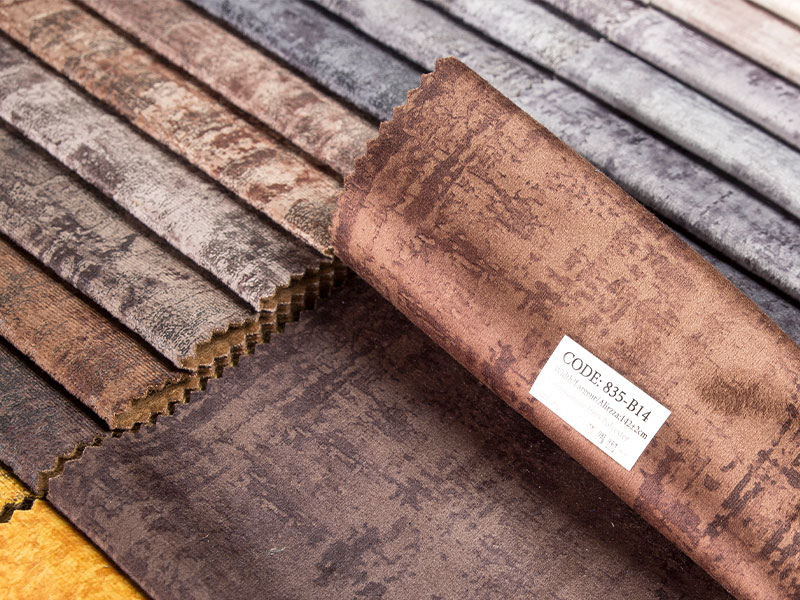 Tessuto in velluto laminato di alta qualità, perfetto per tappezzeria e decorazioni per la casa