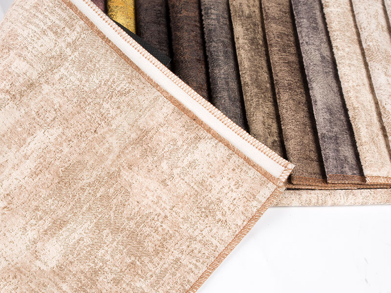Tessuto di velluto laminato alla moda, ideale per abbigliamento e accessori