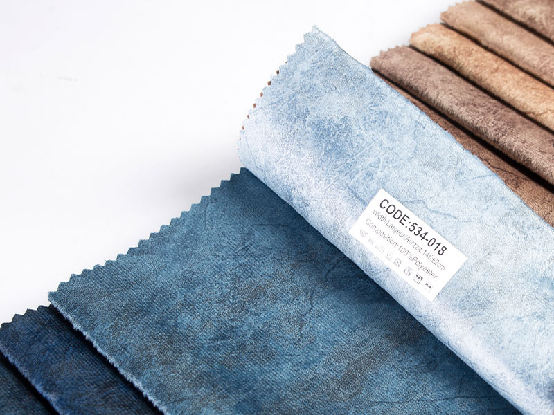 Tessuto di velluto laminato tinto di lussuoso, morbido e resistente, vari colori