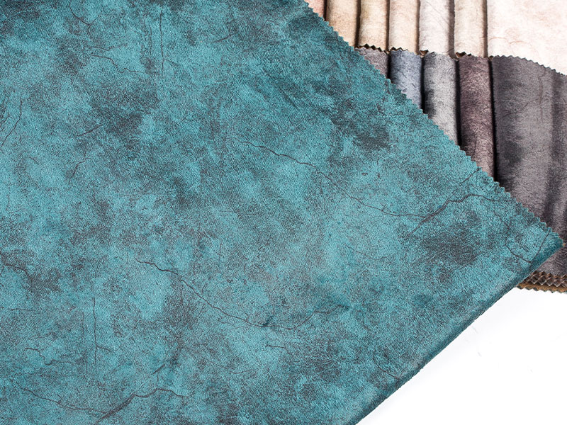 Tessuto di velluto laminato tinto di lussuoso, morbido e resistente, vari colori