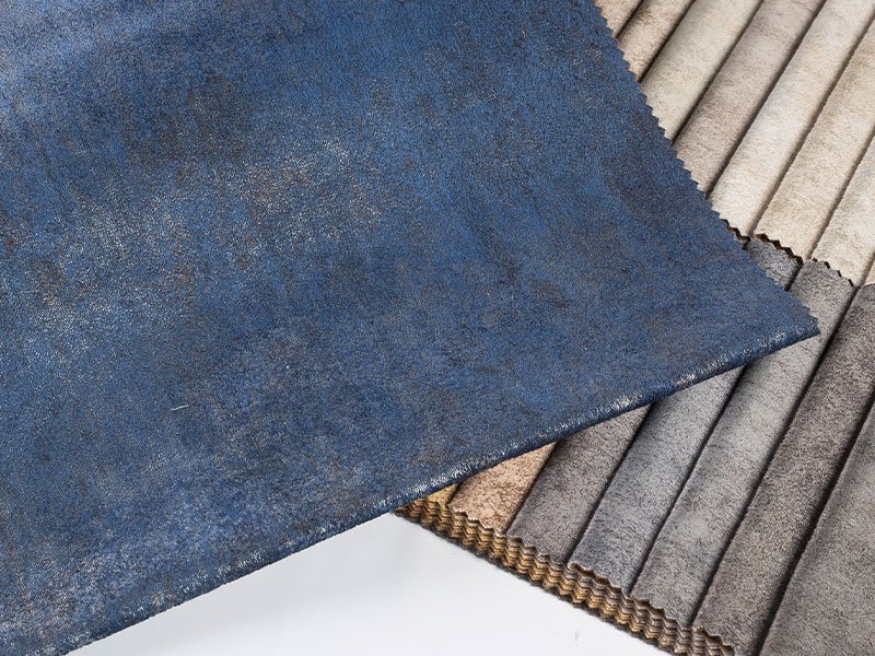 Tessuto di velluto laminato tinto premium