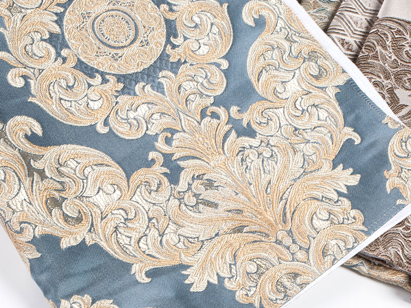 Tessuto jacquard tinto a filo - perfetto per tappezzeria e drappeggi