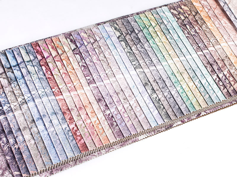 Tessuto di velluto in laminazione in rilievo stampato di fascia alta - squisito ed elegante