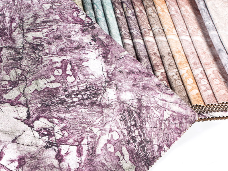 Tessuto di velluto in laminazione in rilievo stampato di fascia alta - squisito ed elegante