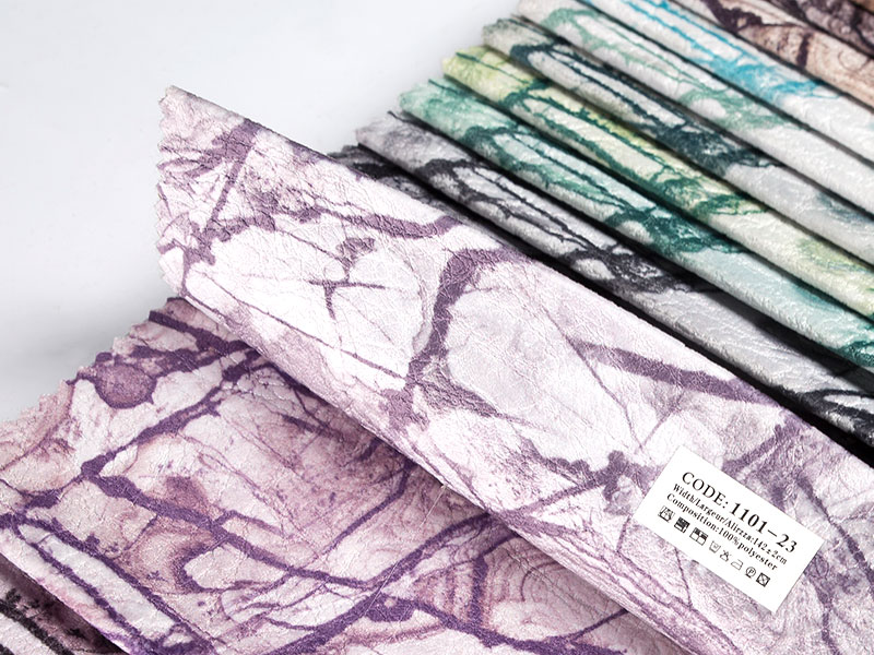 Tessuto in velluto in laminazione in gusto stampato alla moda - una scelta versatile per varie applicazioni