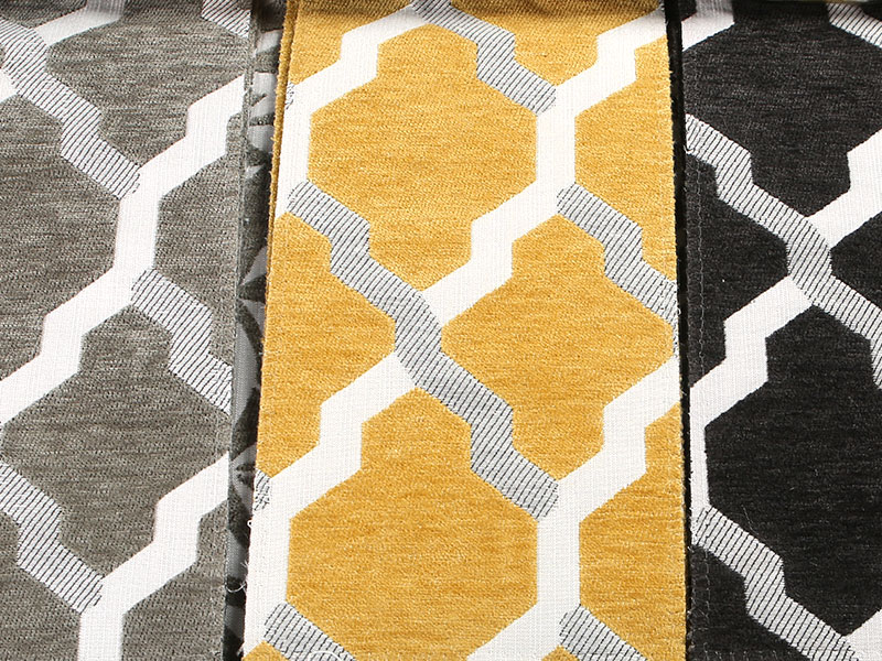Modello floreale Jacquard Chenille Tenda di divano tessuto per tappezzeria MDN975