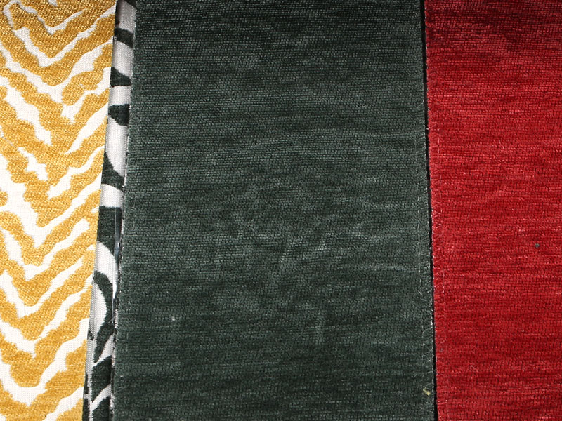 Modello floreale Jacquard Chenille Tenda di divano tessuto per tappezzeria MDN975