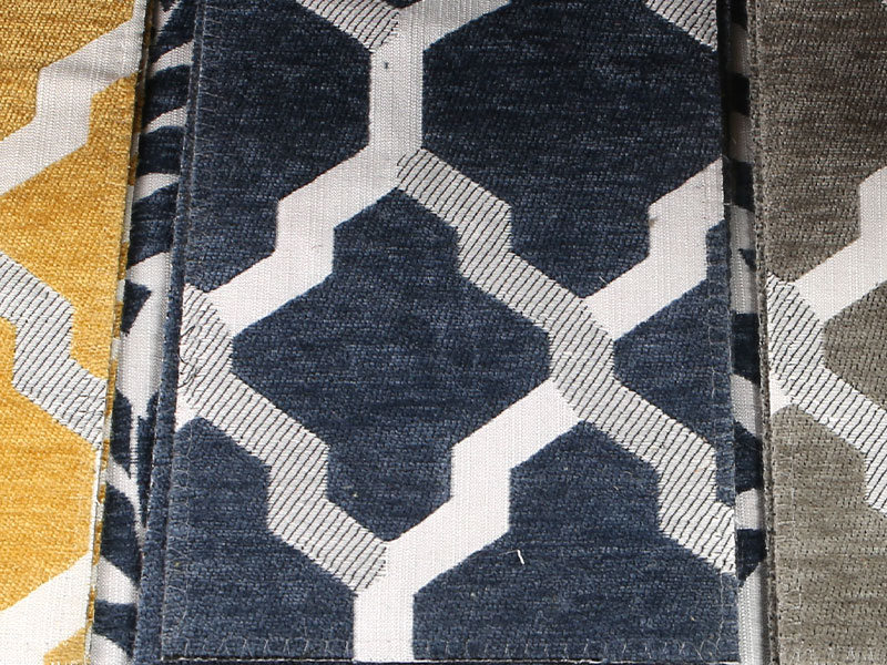 Modello floreale Jacquard Chenille Tenda di divano tessuto per tappezzeria MDN975