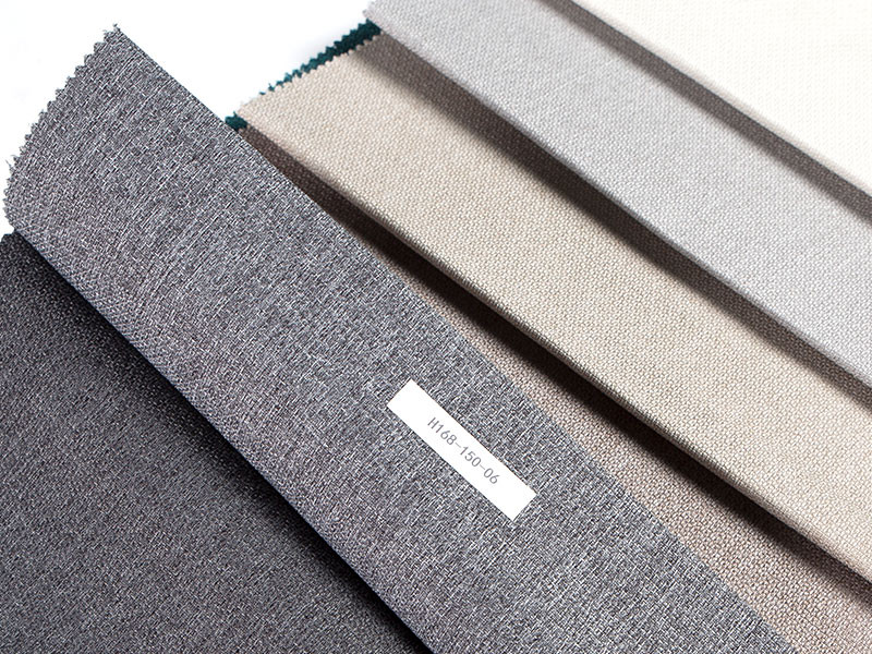 Tessuto in faux lino in faux a colore solido intrecciato MDN-M2024